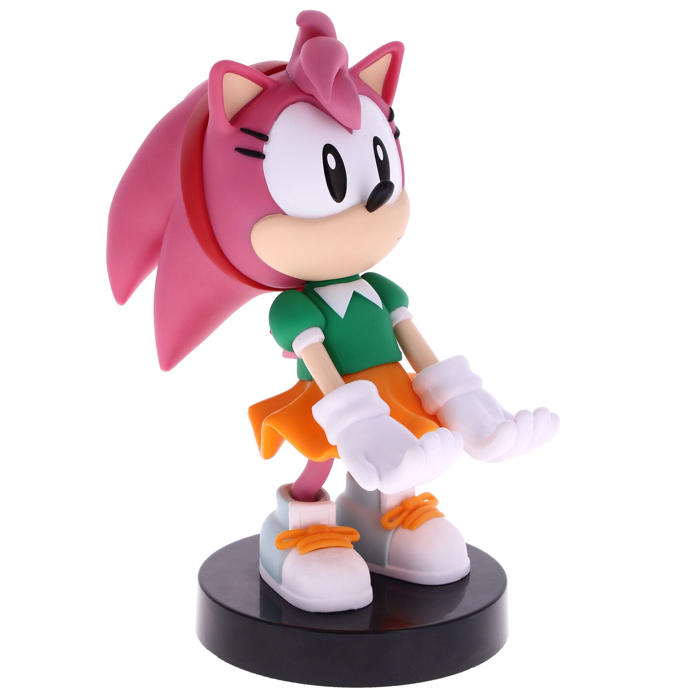 Exquisite Gaming: SEGA: Amy Rose - Original Mobile Phone &#x26; Gaming Controller Holder, Device Stand, Cable Guys, Sonic the Hedgehog Licensed Figure