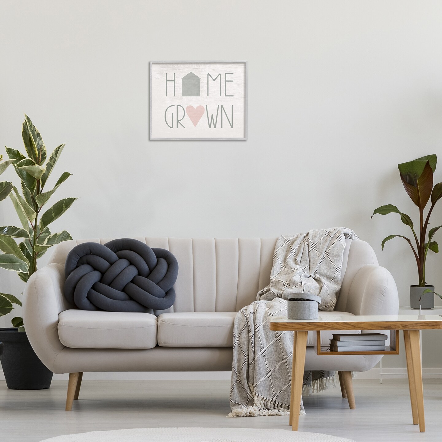 Stupell Industries Home Grown Country Words Framed Giclee Design by Lil&#x27; Rue