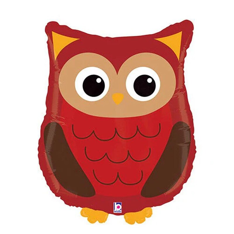 26&#x22; Woodland Owl Balloon Baby Shower &#x26; Forest Party Decor