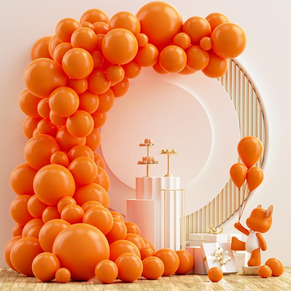 102PCS Red Latex Balloon Arch Kit