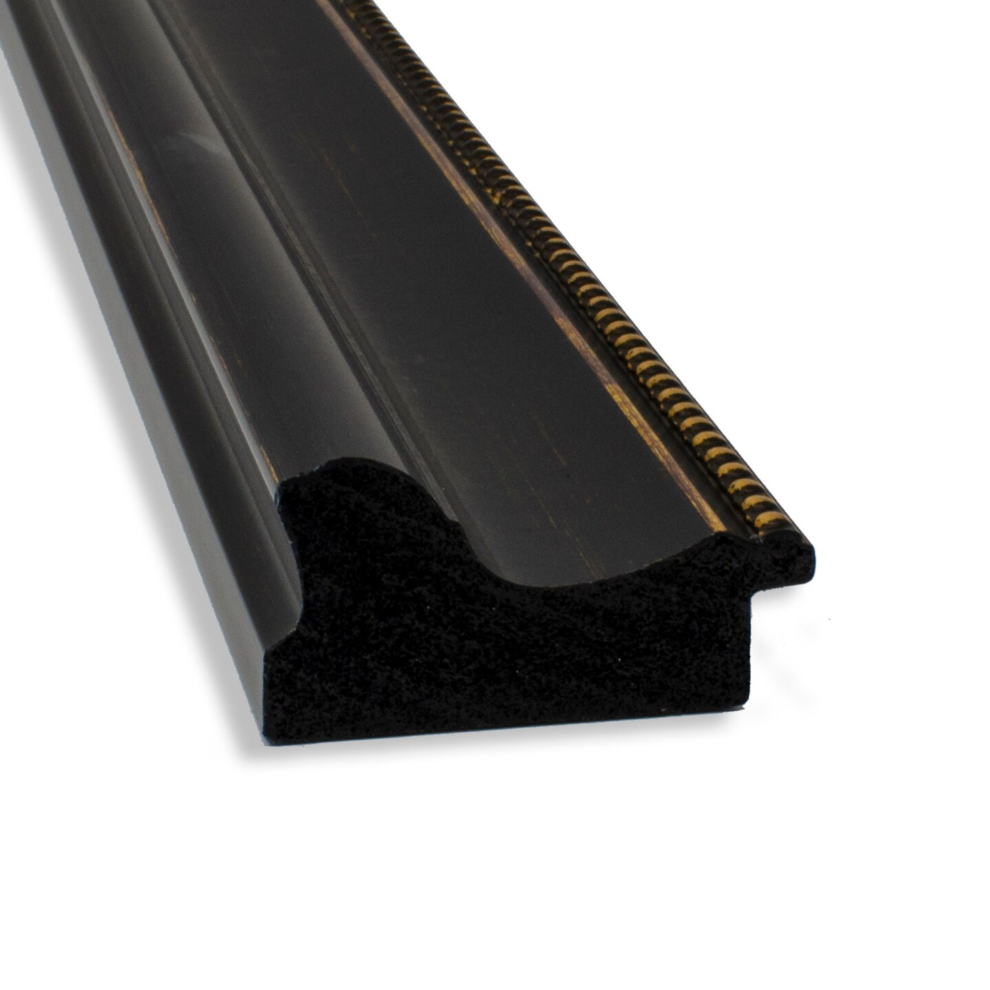 Amanti Art Mirror Makeover Bathroom Mirror Frame Border Kit - Fully Assembled Peel and Stick Frame - Mirror NOT Included - Accent Bronze Narrow Trim