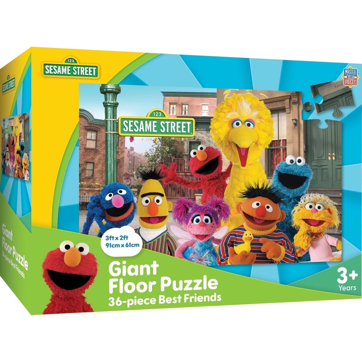 Sesame Street Best Friends 36 Piece Floor Puzzle Jumbo Fun For Ages 3 And Up