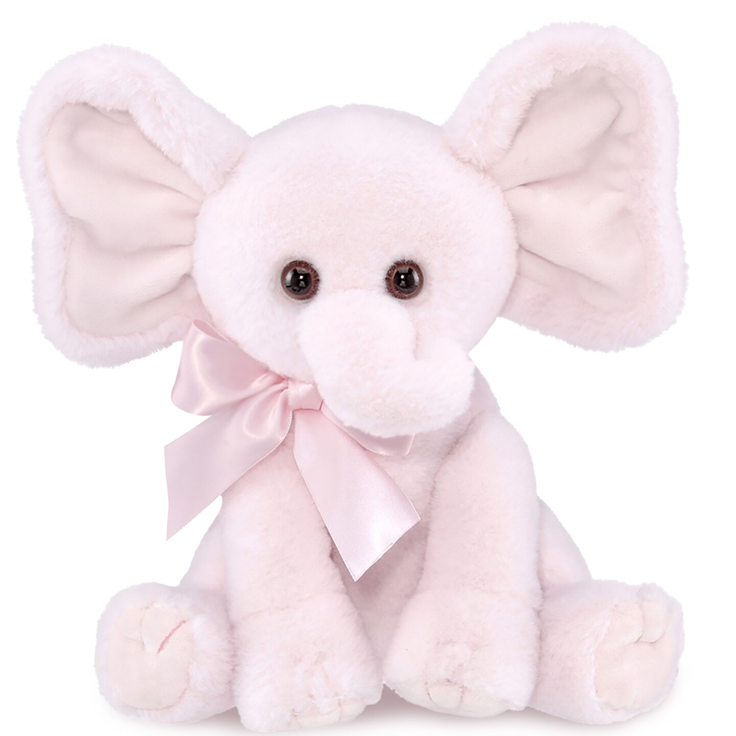 Bearington Baby Pinky The Elephant Plush, 12 Inch Elephant Stuffed Animal