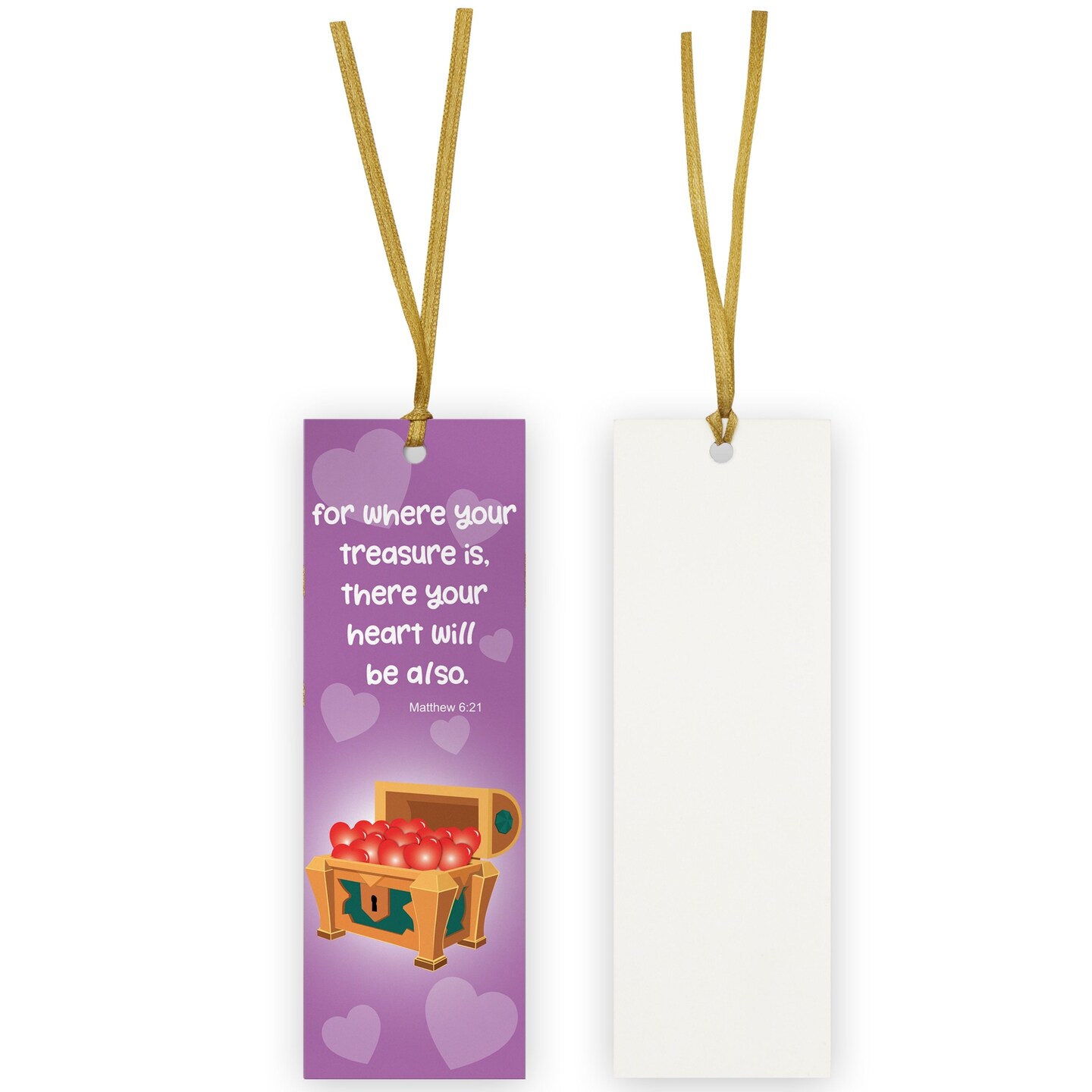72 Pack Christian Bookmarks Bulk, Religious Scripture, 12 Bible Verse Quotes for Kids (6 x 2 In)