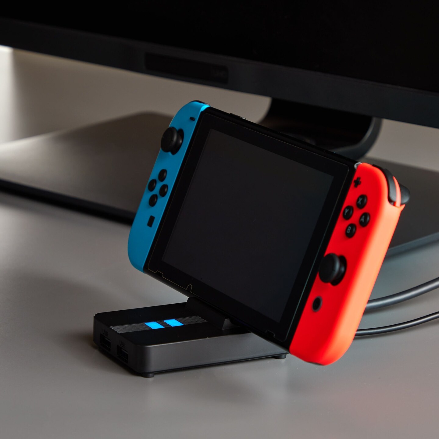 Docking Station for Nintendo Switch/ Switch OLED, Portable TV Dock with Cooling fan, HDMI and USB Outputs, Black