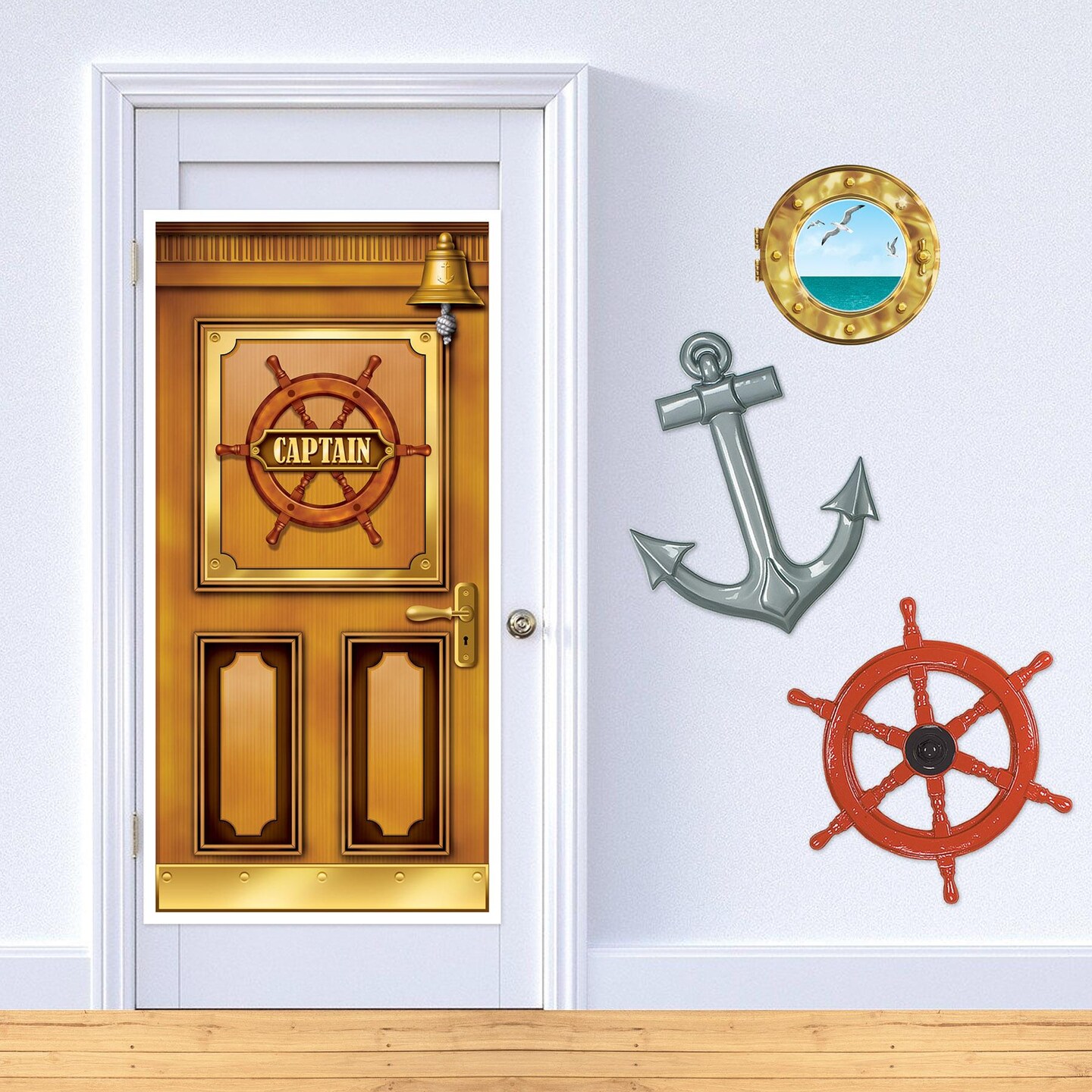 12 Pack Beistle Cruise Ship Porthole Party Peel &#x27;N Place Clings