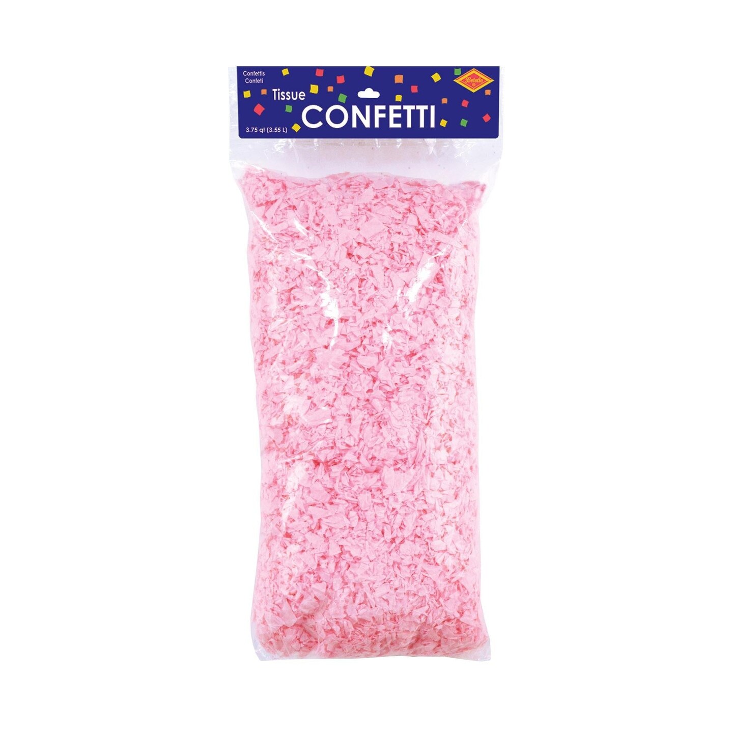 6 Pack Beistle Tissue Confetti Pink (3.75 Qt/Pkg)