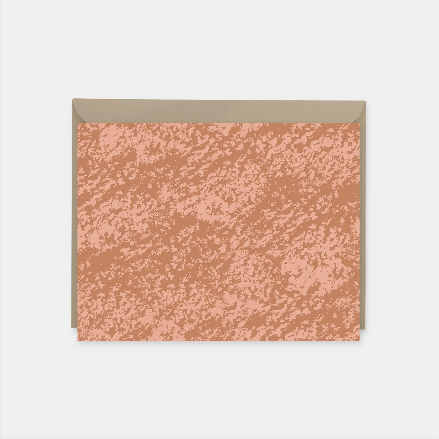 Terracotta &#x26; Coral Painted Note Cards