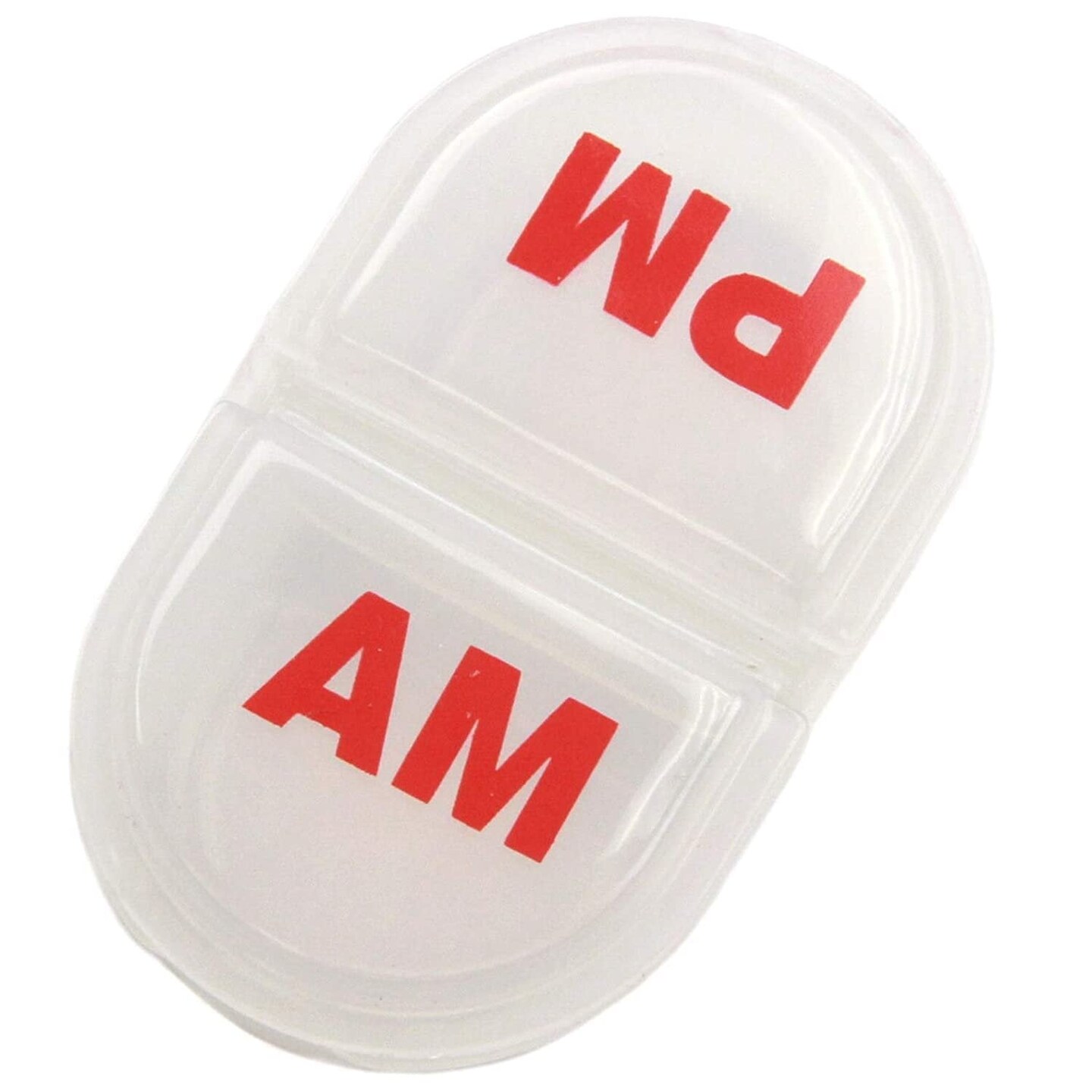 Chef Craft AM/PM Pocket Pill Pack - 2 Compartment Medicine Travel Container