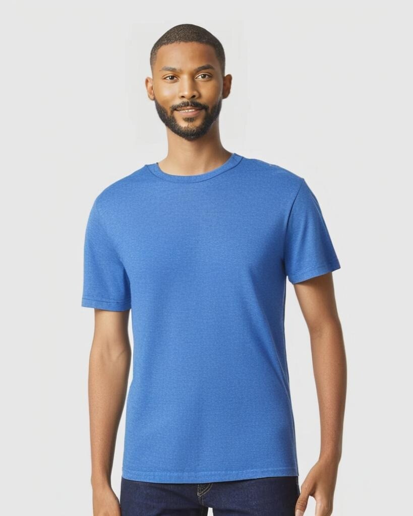 6 Pack Softstyle CVC T-Shirt Bundle for Everyday Comfort & Bulk Tee