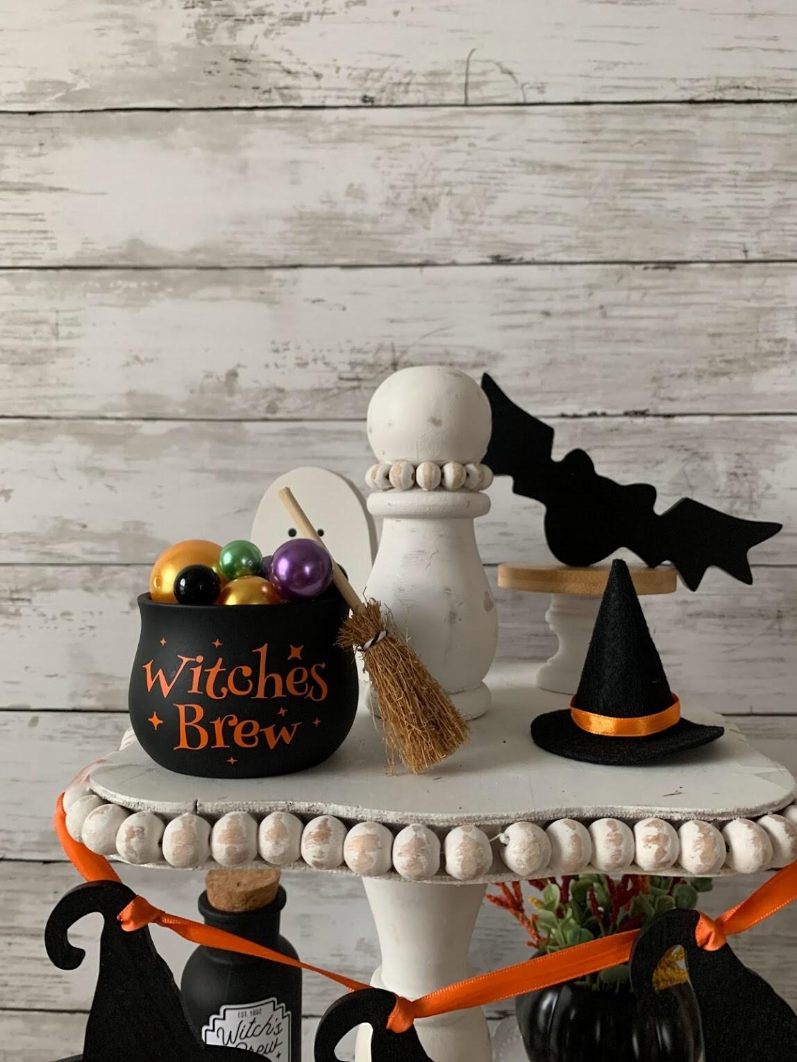 Halloween♠️❌♠️Tiered cheapest Tray❌♠️❌Witch’s Broomstick