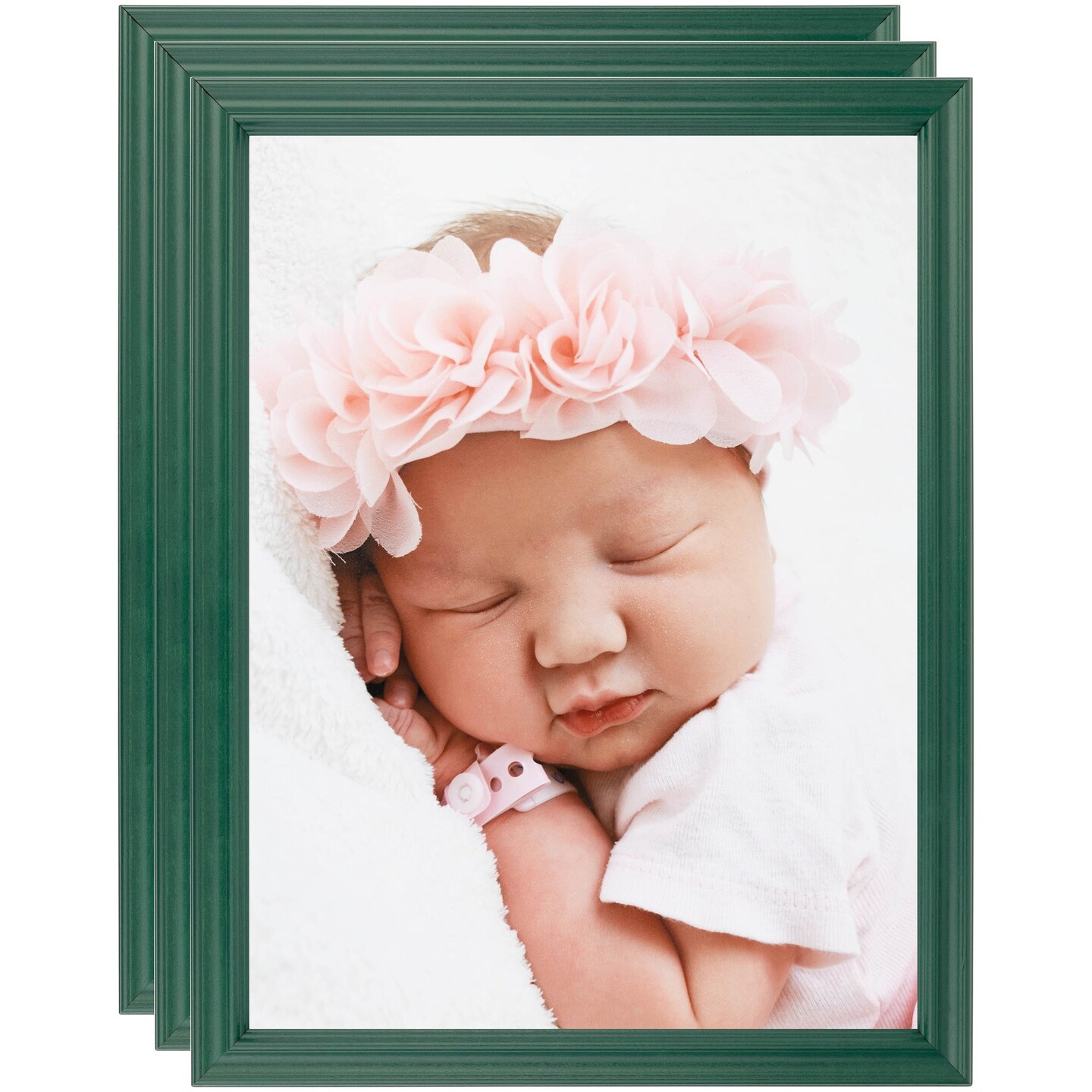 ArtToFrames 24x24 Inch Traditional Picture Frame, Multi Pack, Comes with Economy Acrylic (WOMPack-80-24x24)