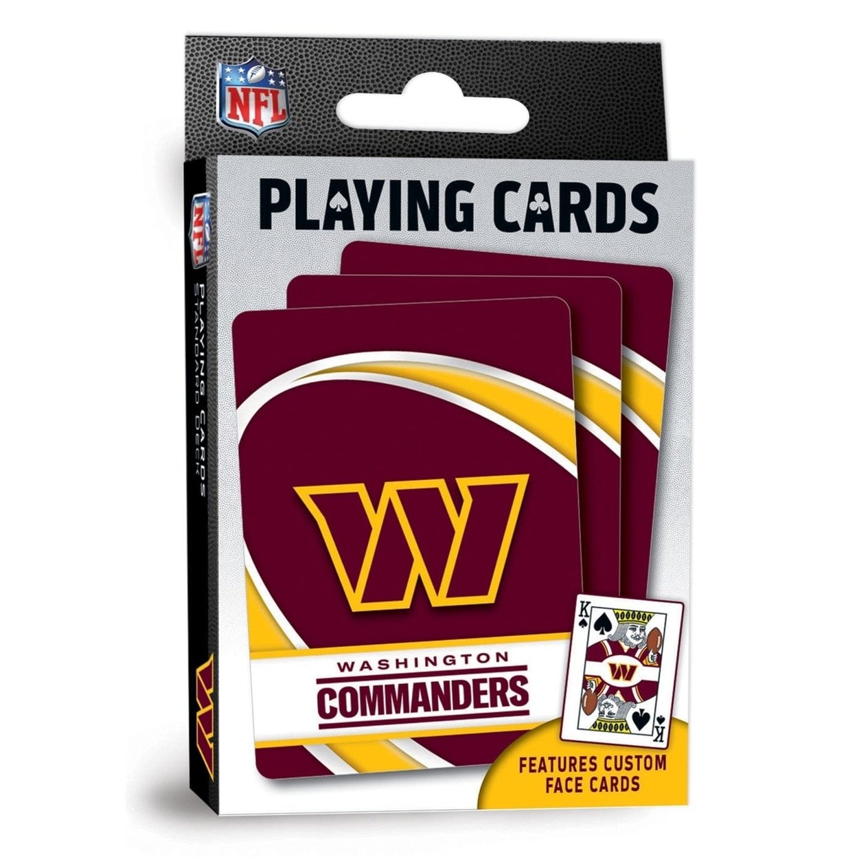 Washington Commanders Playing Cards - Nfl 54 Card Deck Team Logo Design