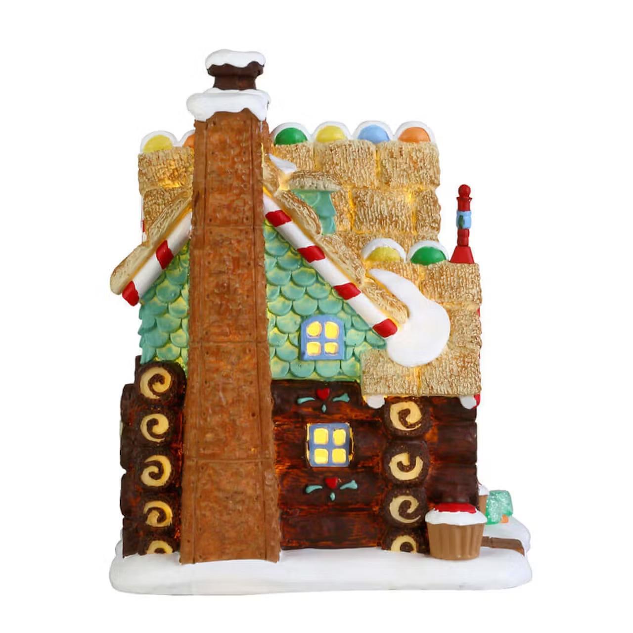 Lemax Sugar &#x27;N Spice Village: Yule Log Cabin