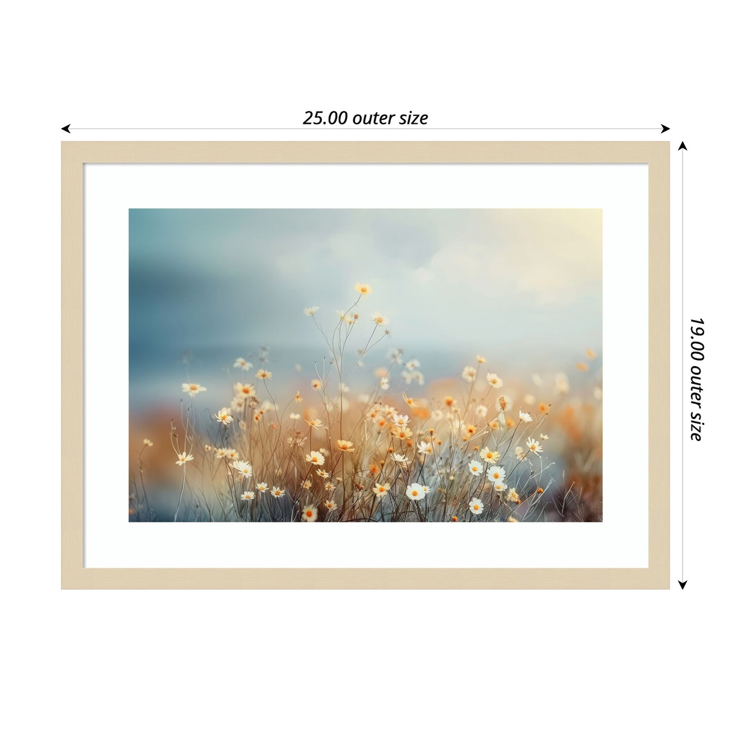 Gentle Nature Hues I by Lazar studio Wood Framed Wall Art Print