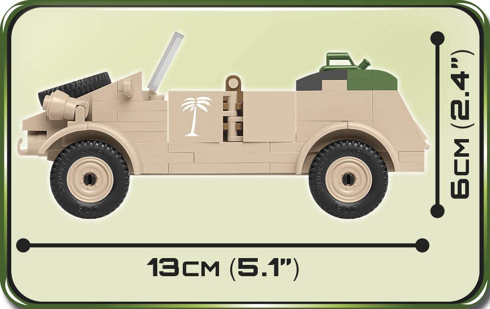 COBI Historical Collection VW Type 82 Kübelwagen - Off-Road Passenger Car