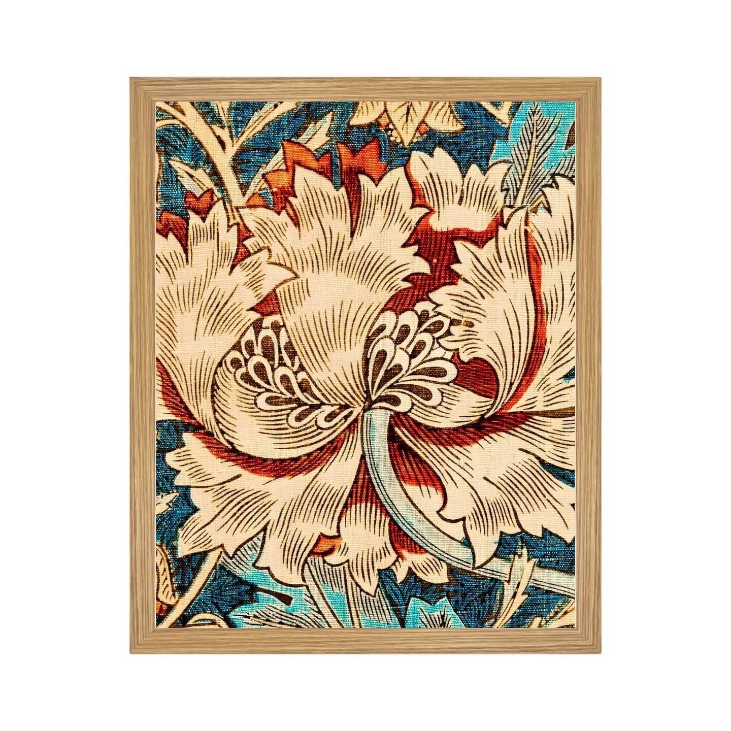 Large Framed Corporate Office Decor Wall Art Canvas 40x60 Inch - William Morris