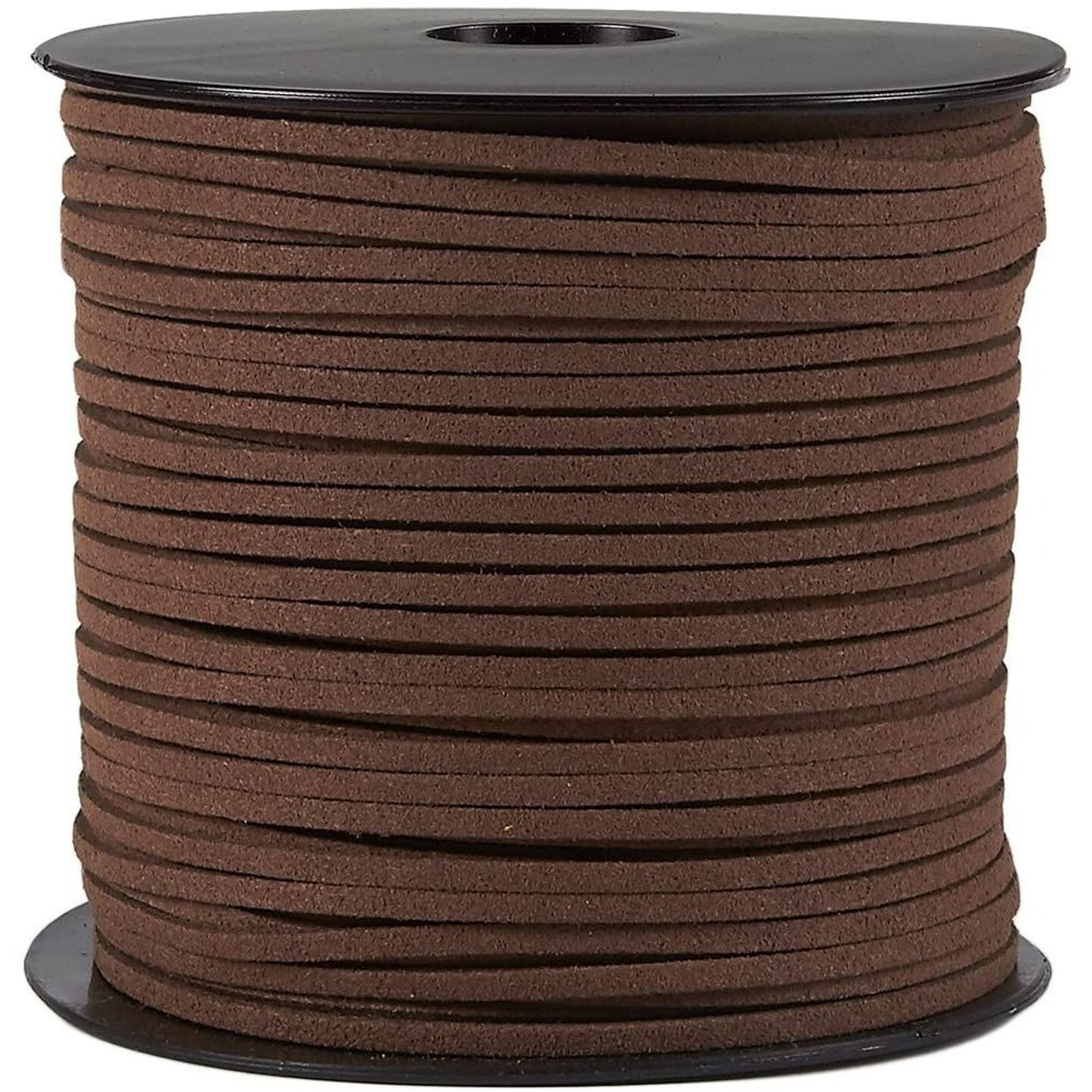 Flat Leather Cord for Jewelry Making, Faux Suede Beading Cord (0.08 in, 100 Yd)