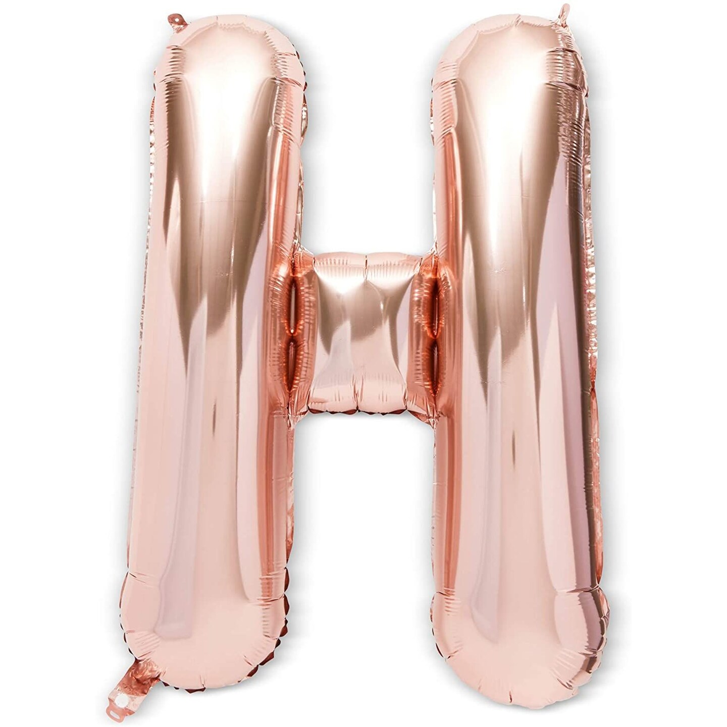 Rose Gold Foil Letter H Party Balloons (40 in, 2 Pack)