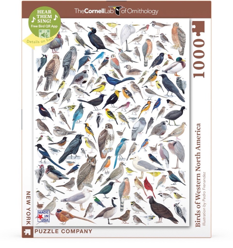 New York Puzzle Company Birds of Western North America 1000 Piece Piece Jigsaw Puzzle