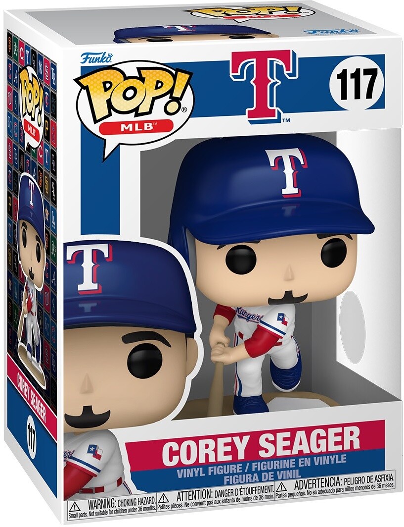 Funko POP! MLB: Rangers - Corey Seager  [COLLECTABLES] Vinyl Figure, Collectible