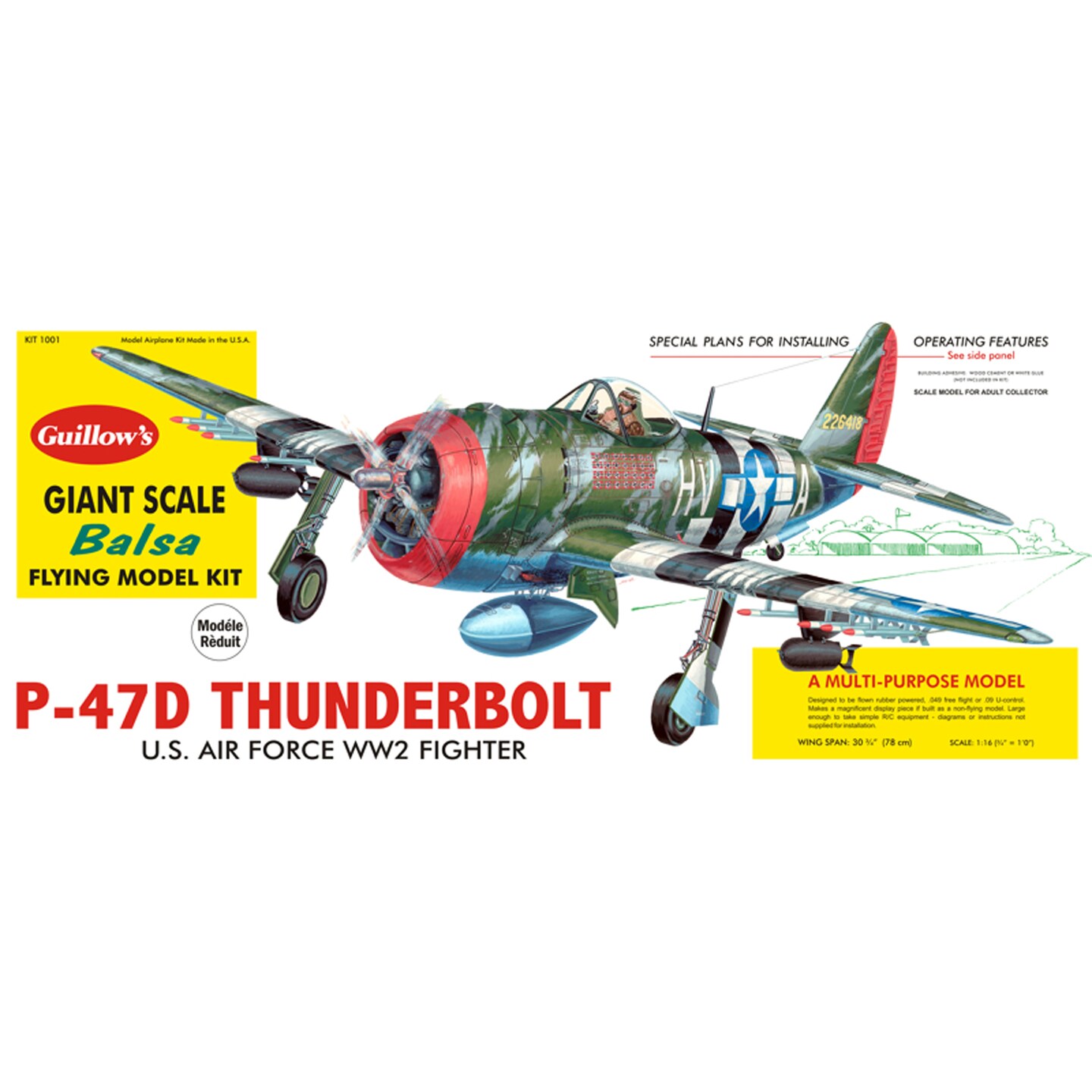 P-47D Thunderbolt Model Kit