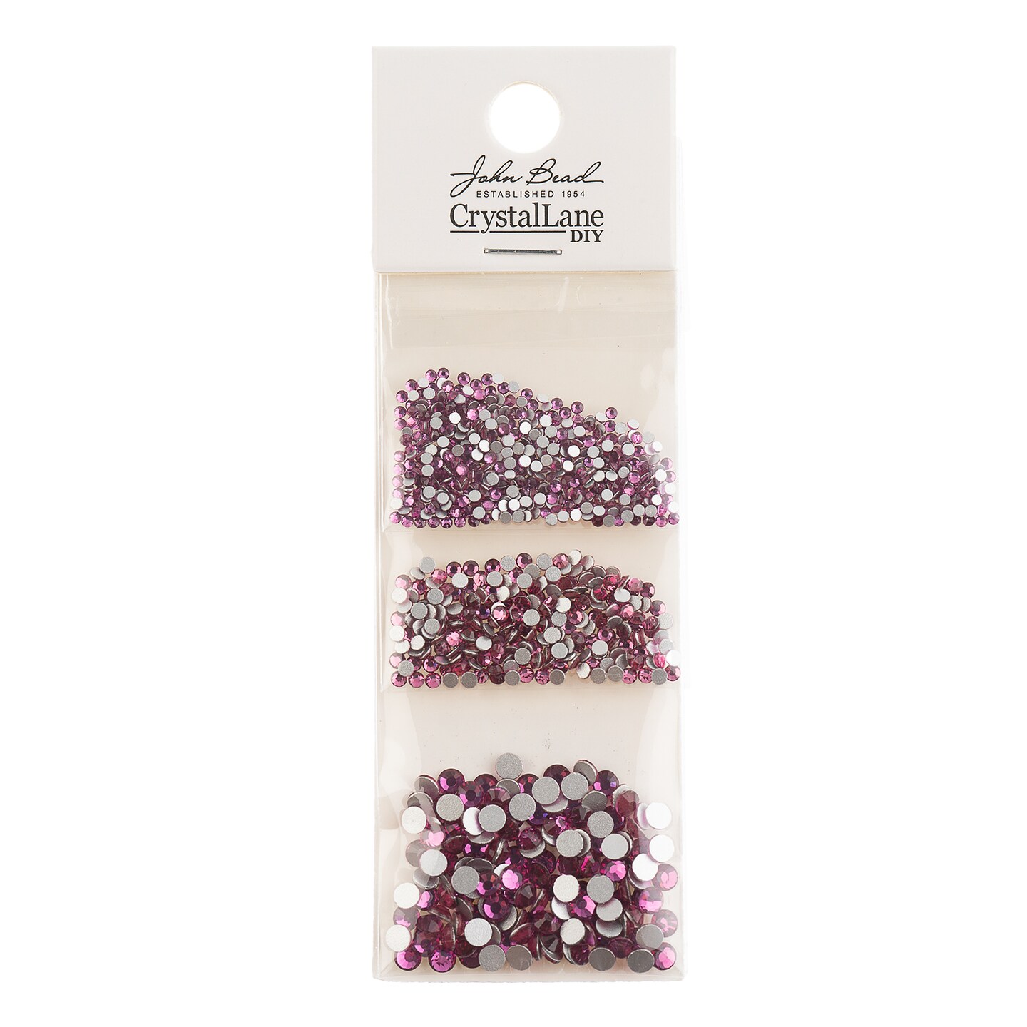 Crystal Lane DIY Combo Glass Flatback Rhinestones SS3 / SS6 / SS12
