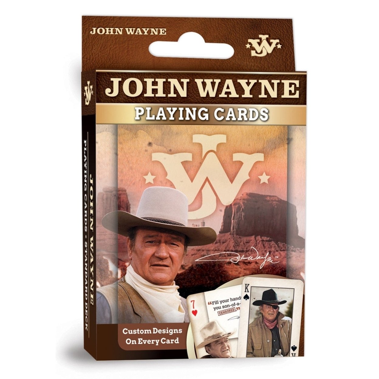 John Wayne Playing Cards 54 Card Deck Classic Quotes Movie Scenes Jokers