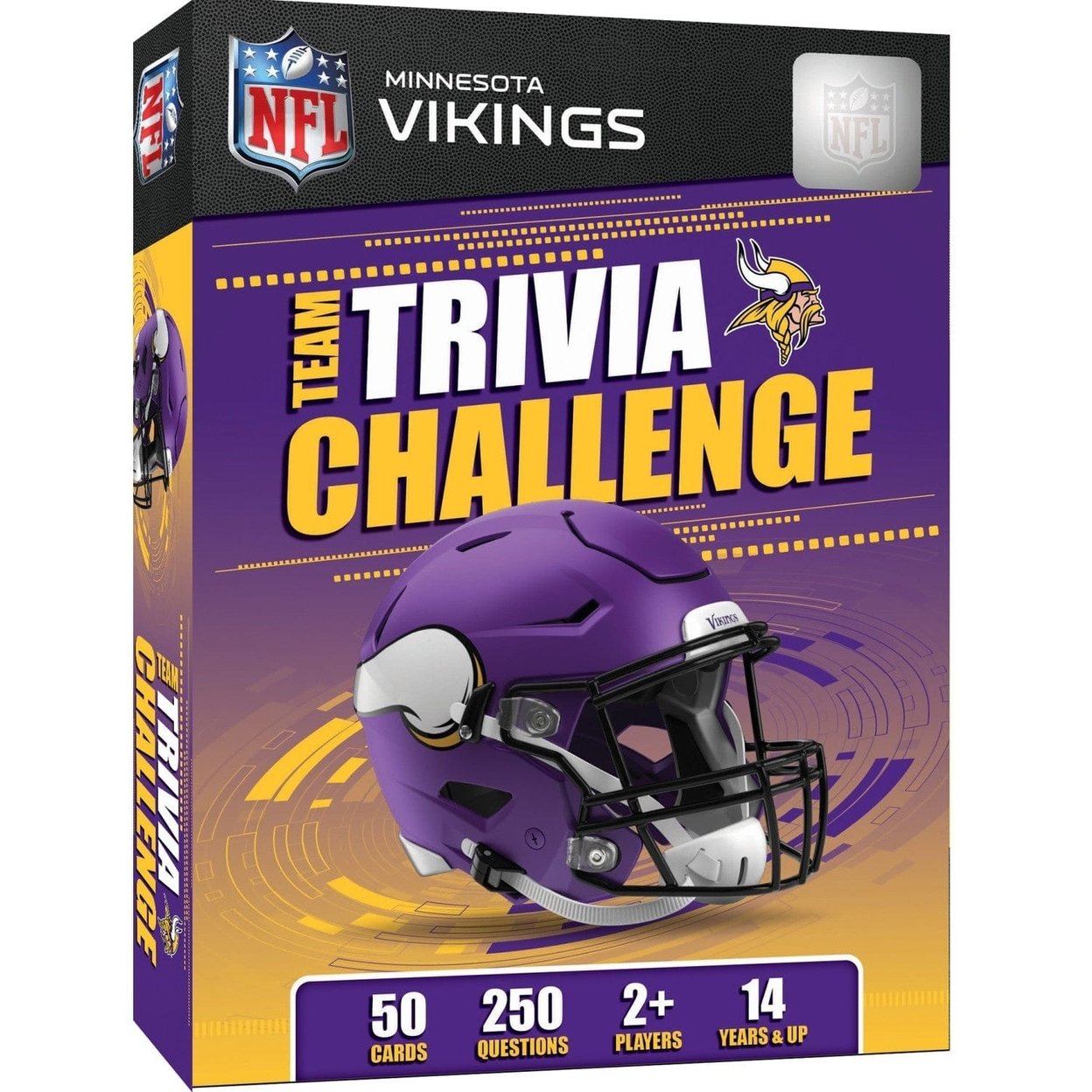 Minnesota Vikings Trivia Challenge Game 50 Cards 250 Questions Ages 12 Up