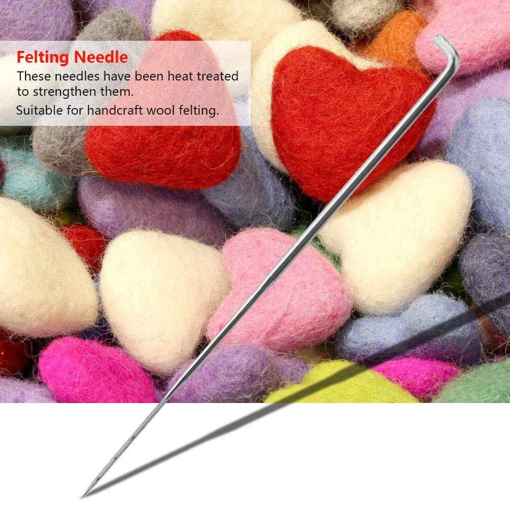100Pcs Felting Needles Kits DIY Wool PIN Felting Tools Set Handmade Handcraft Tool Accessories(S)