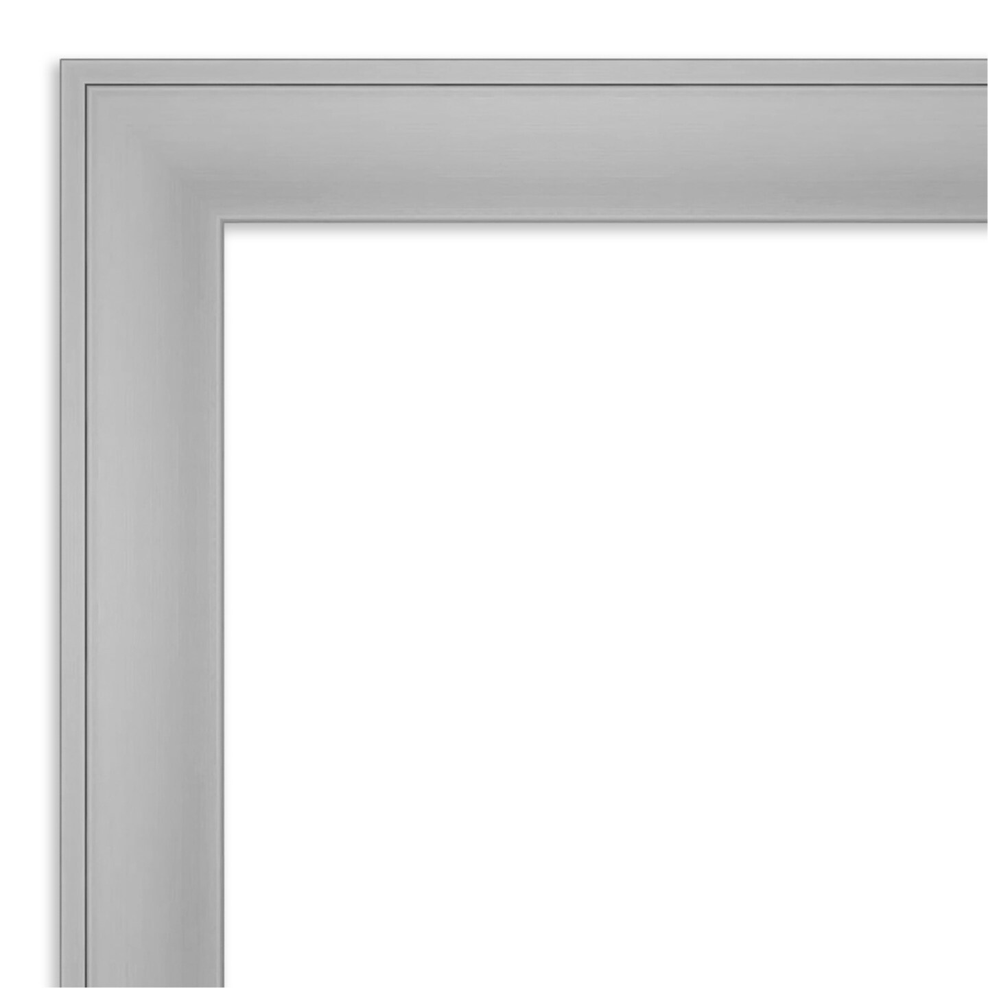 Amanti Art Mirror Makeover Bathroom Mirror Frame Border Kit - Fully Assembled Peel and Stick Frame - Mirror NOT Included - Flair Trim