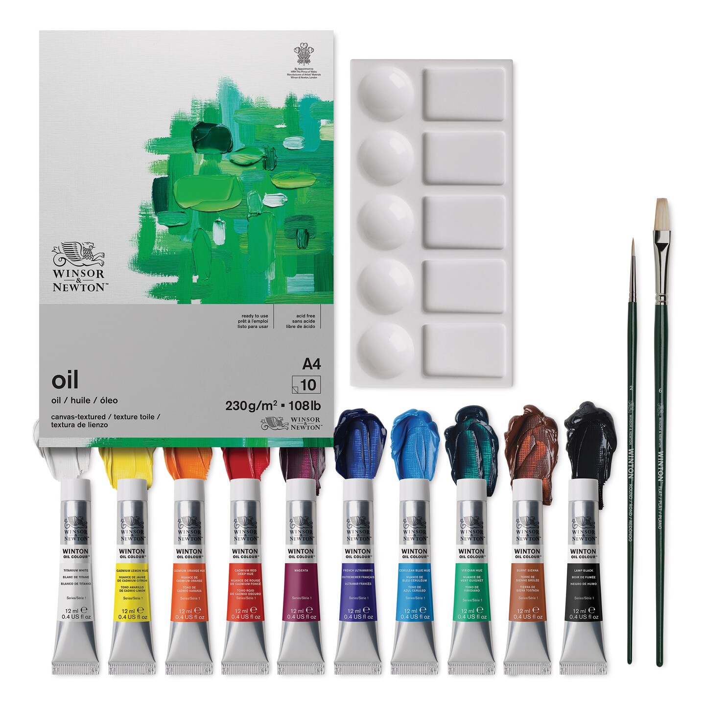 Winsor &#x26; Newton Winton Oil Colors - Set of 14, Essential Colors