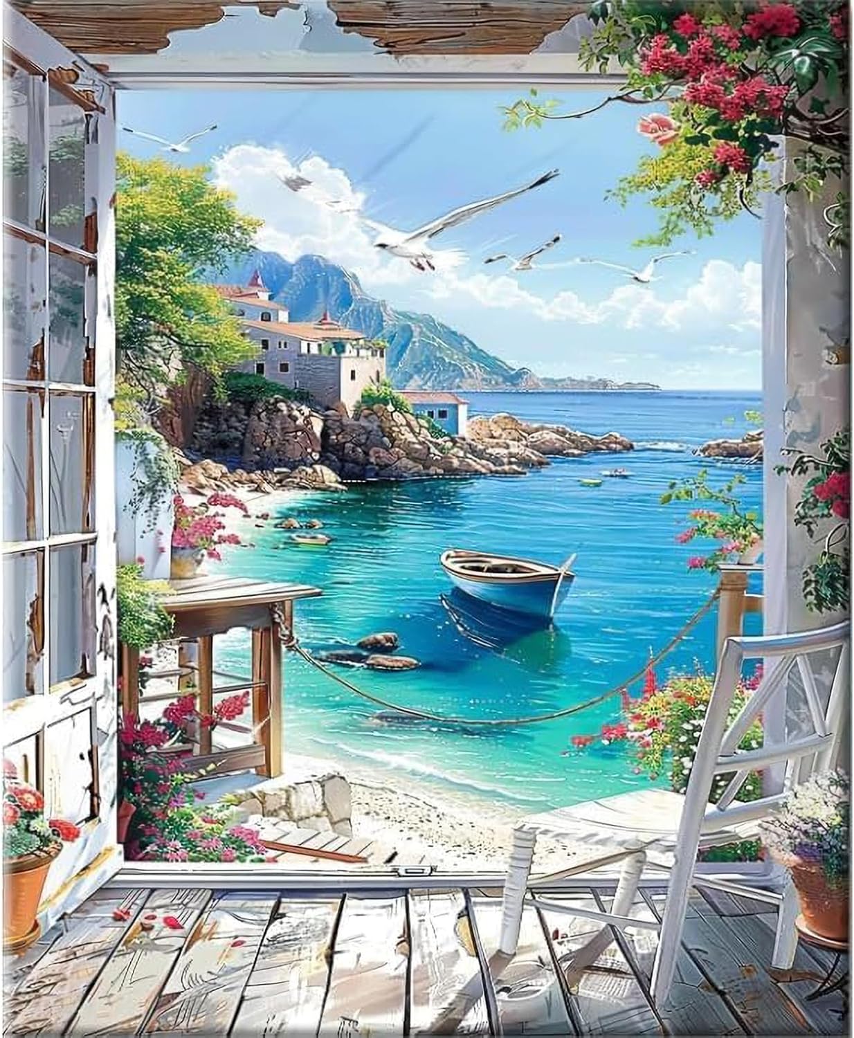 Beach Diamond Art Kits for Adults