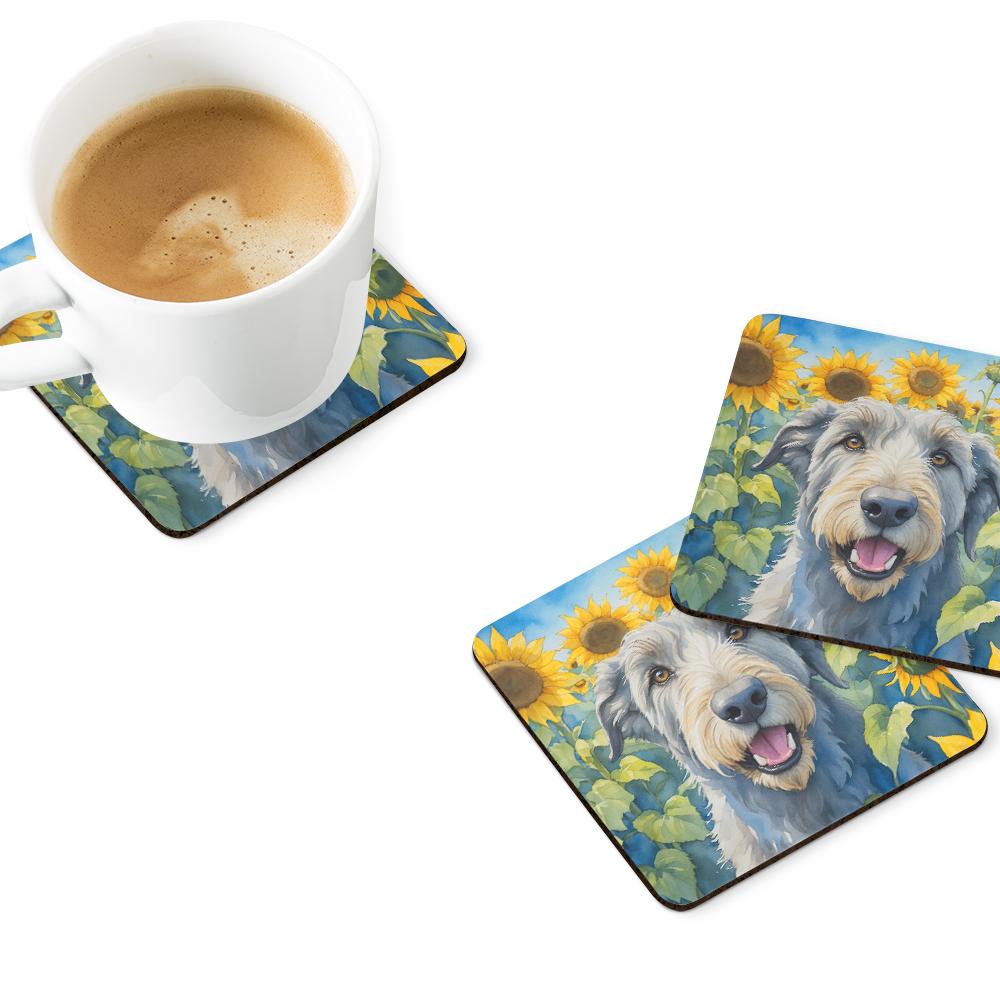 Edge Collections - Multicolor - Exotic Beach Car Coasters Set for Vehicles