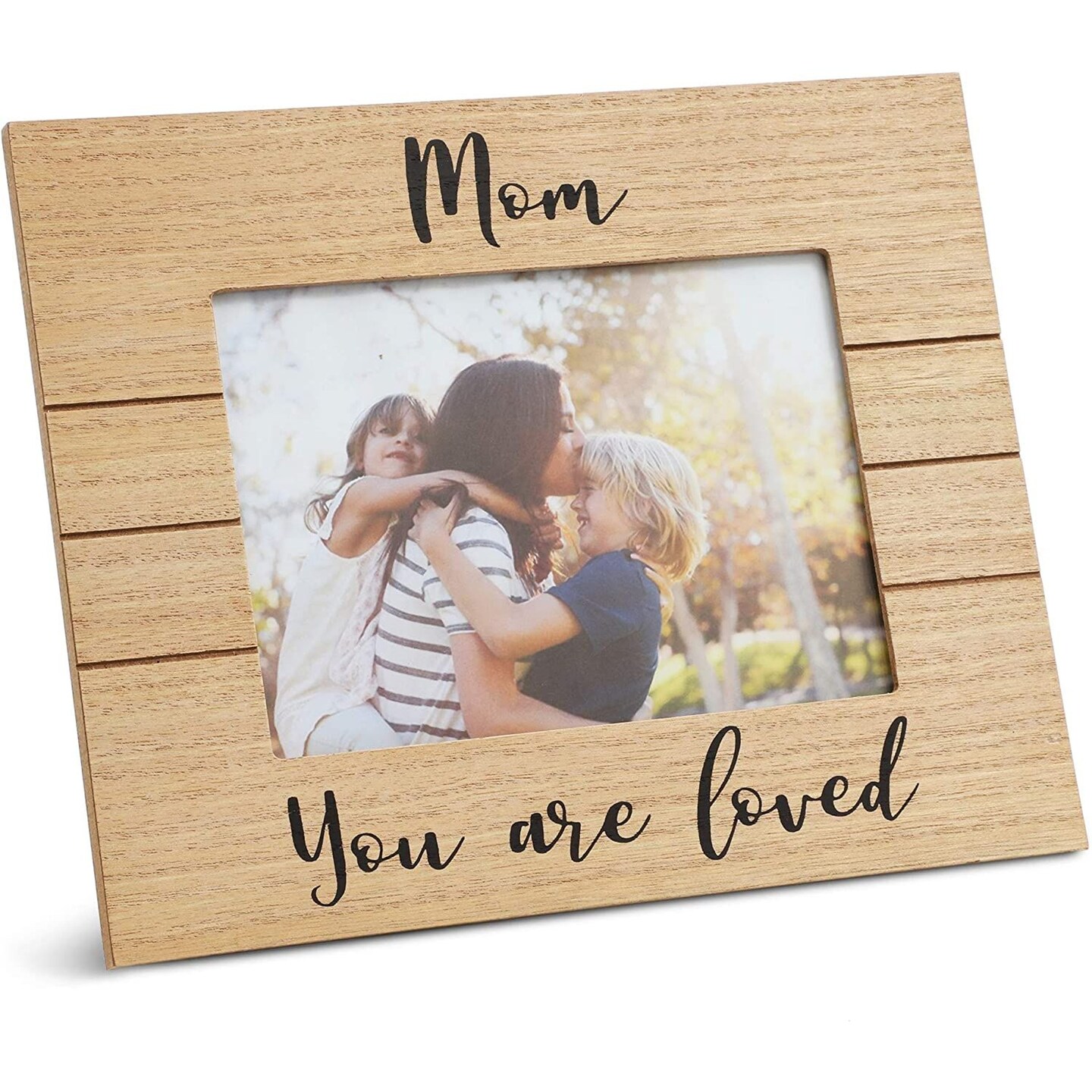 Juvale &#x22;Mom You Are Loved&#x22; Photo Frame, 5 x 7 Inches Picture Frame, Ideal Family Photo Frame for Mother&#x27;s Day Gifts