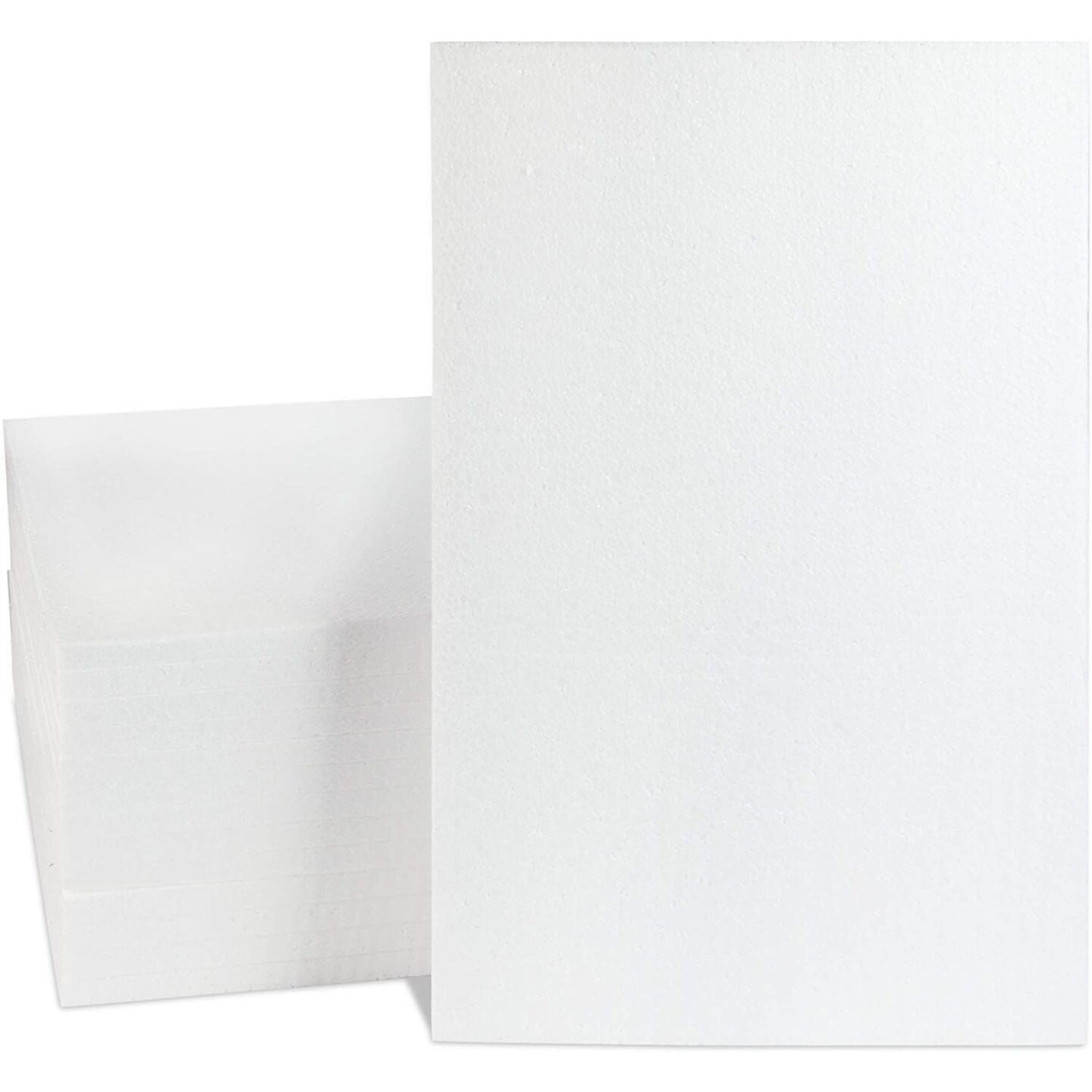 White Polystyrene Craft Foam Sheets for DIY Art (11 x 17 x 0.5 Inches, 14 Pack)