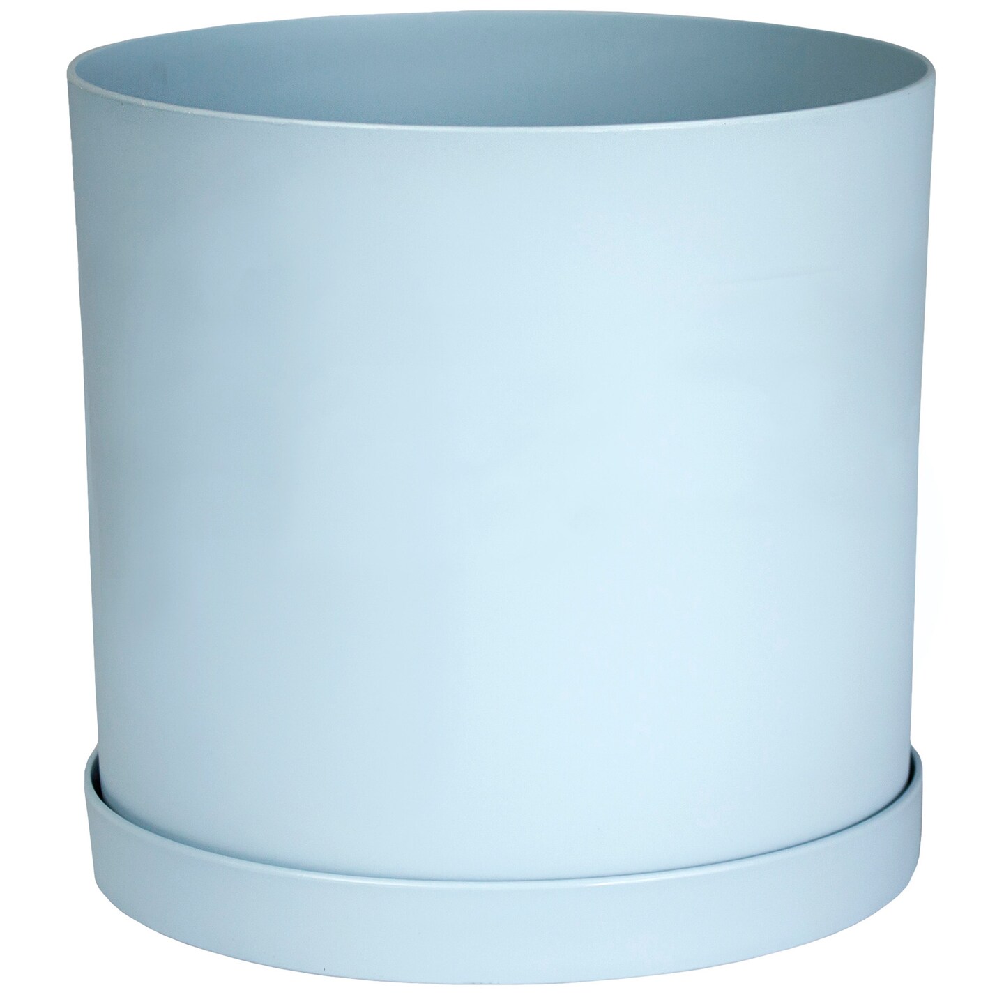 Bloem Mathers Planter w/ Saucer Tray  10&#x22; Misty Blue