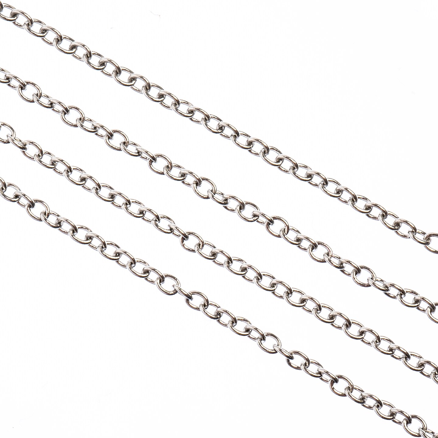 John Bead 1m Stainless Steel Rolo Chain with 2mm Links