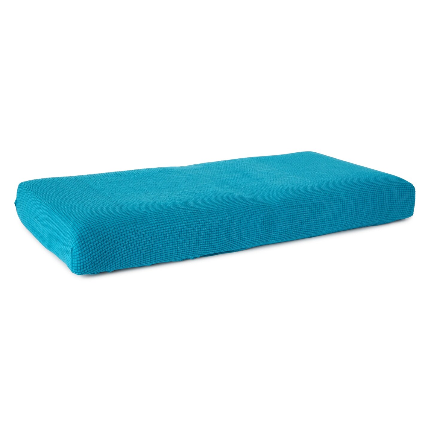 Large Stretch Couch Cushion, Replacement Slipcover for Couches, Sectionals, Armchairs, Furniture, Chaise Lounge, Fits a Cushion with 59-75 In Length, 20-27.5 in Width, and 2-9 in Height (Teal)