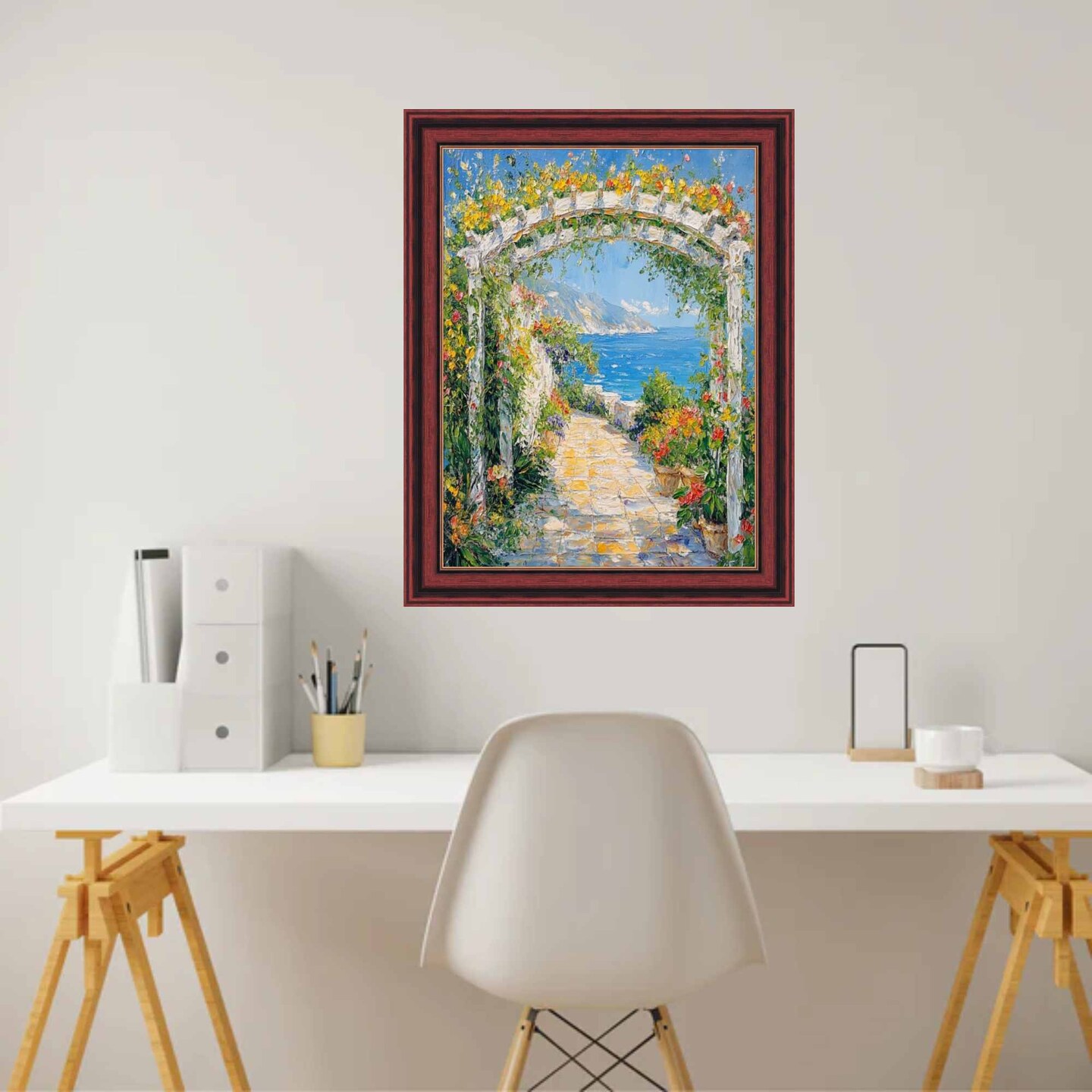 Certificate Gloss Cherry Wood Gold Lip Picture Frame 12x12 frame
