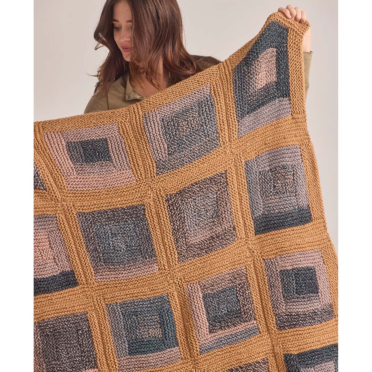 Premier  Cabin Retreat Blanket Knit Kit