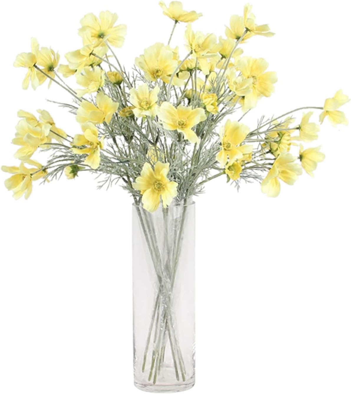 2 Pcs Artificial Fake Flowers Plants Cosmos Silk Flower Arrangements