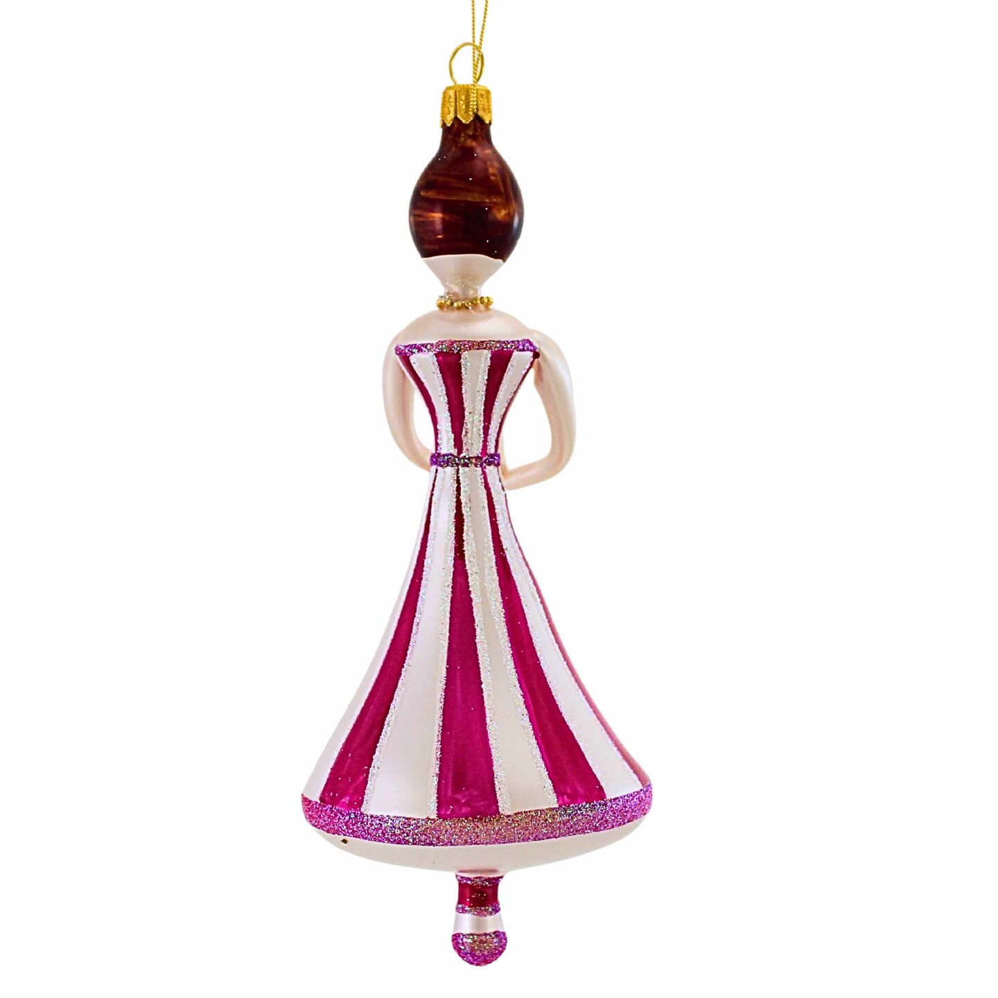 Italian Ornaments 7.25 In Lily Glow Christmas Tree Ornament , Christmas Decor Ballerina Girl Mgd