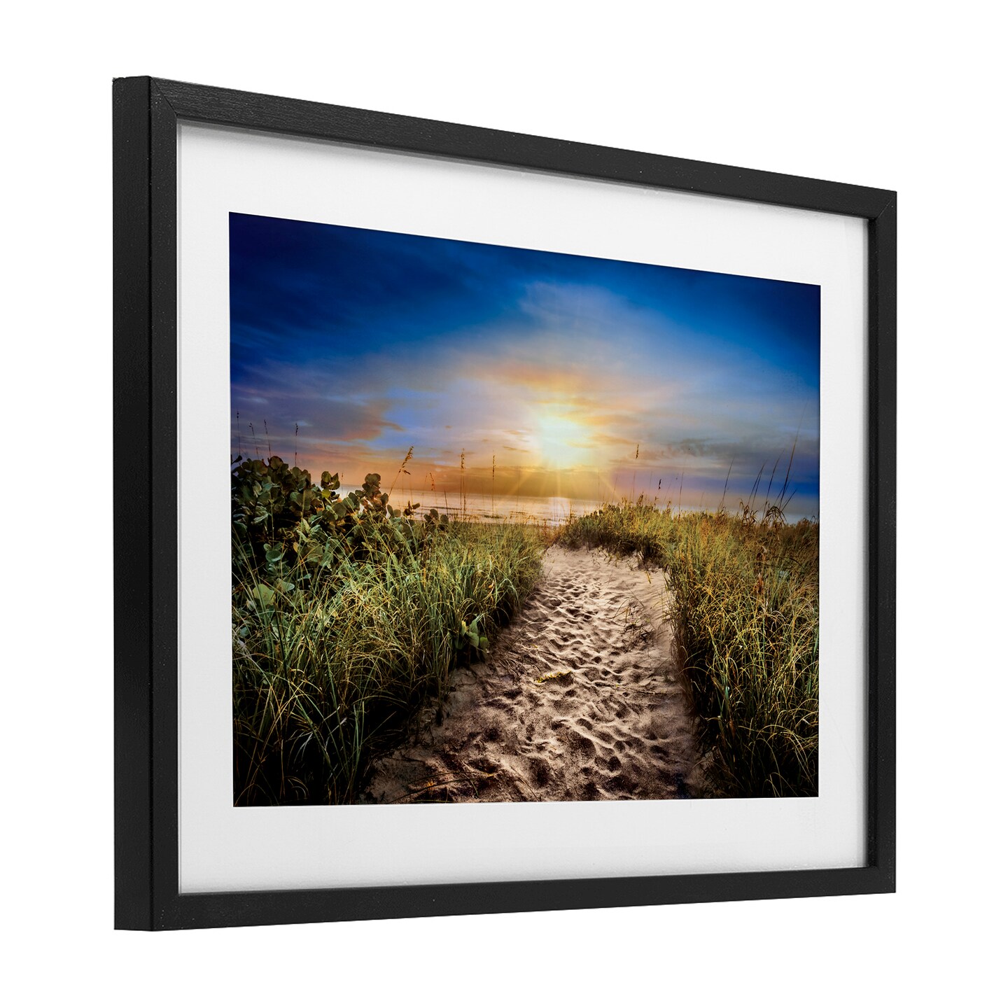 Stupell Industries Desert Trail In Sunrise Framed Print Under Glass, design by Celebrate Life Gallery