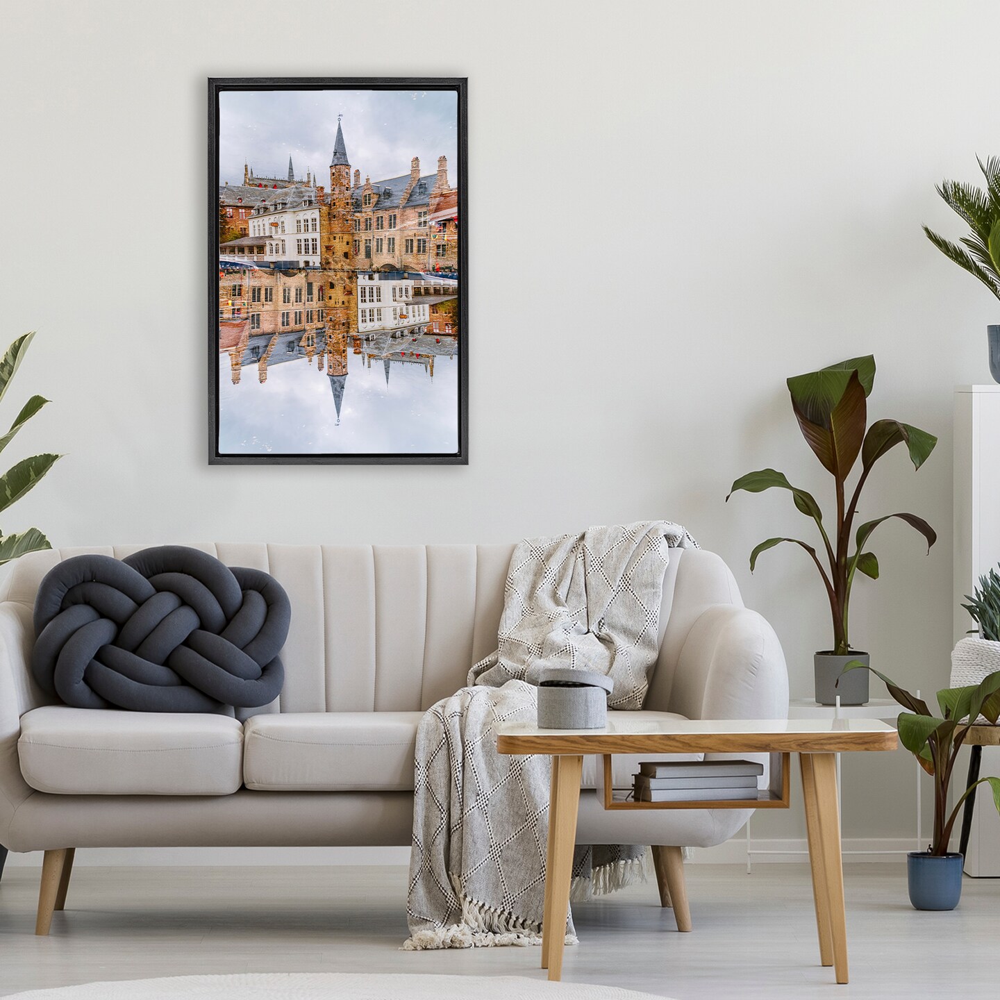 Stupell Industries Historical Architecture Reflection Floating Frame, design by Robin Vandenabeele