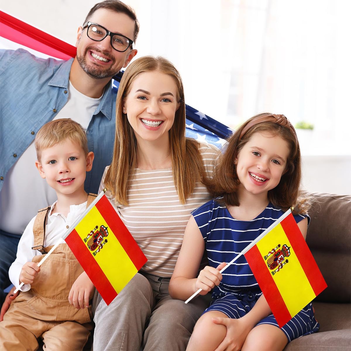 21 Spanish Countries Flags - Hispanic Heritage Month Decorations