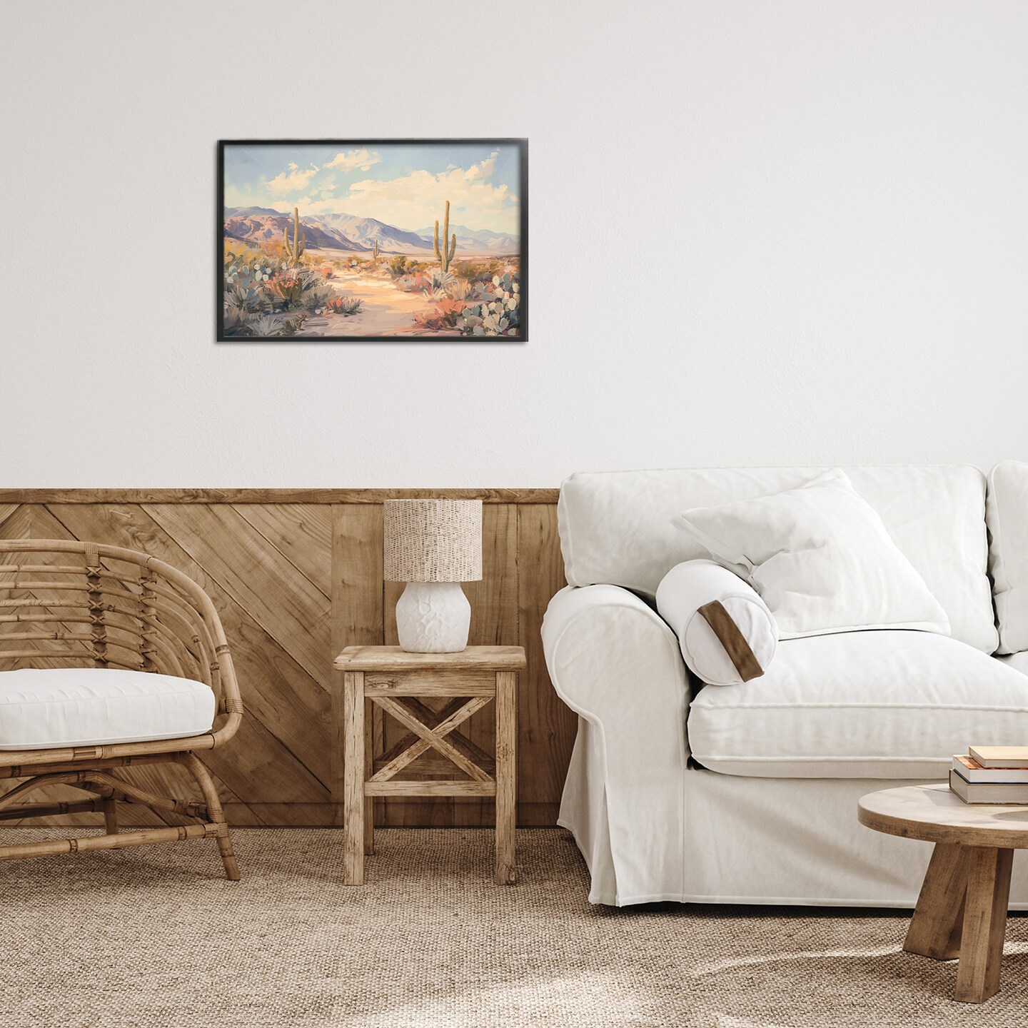 Stupell Industries Desert Dreams Winding Path Framed Giclee, design by Nina Blue