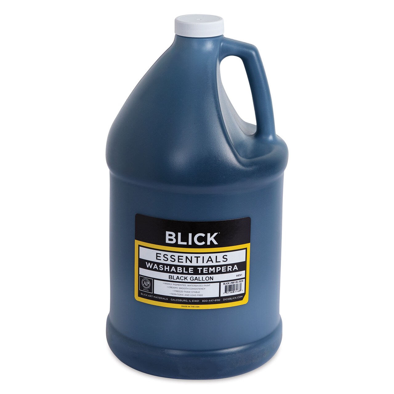 Gal. Color Blick Washable Tempera Paint - Black, Gallon, Color: Black, Count: 1 ...