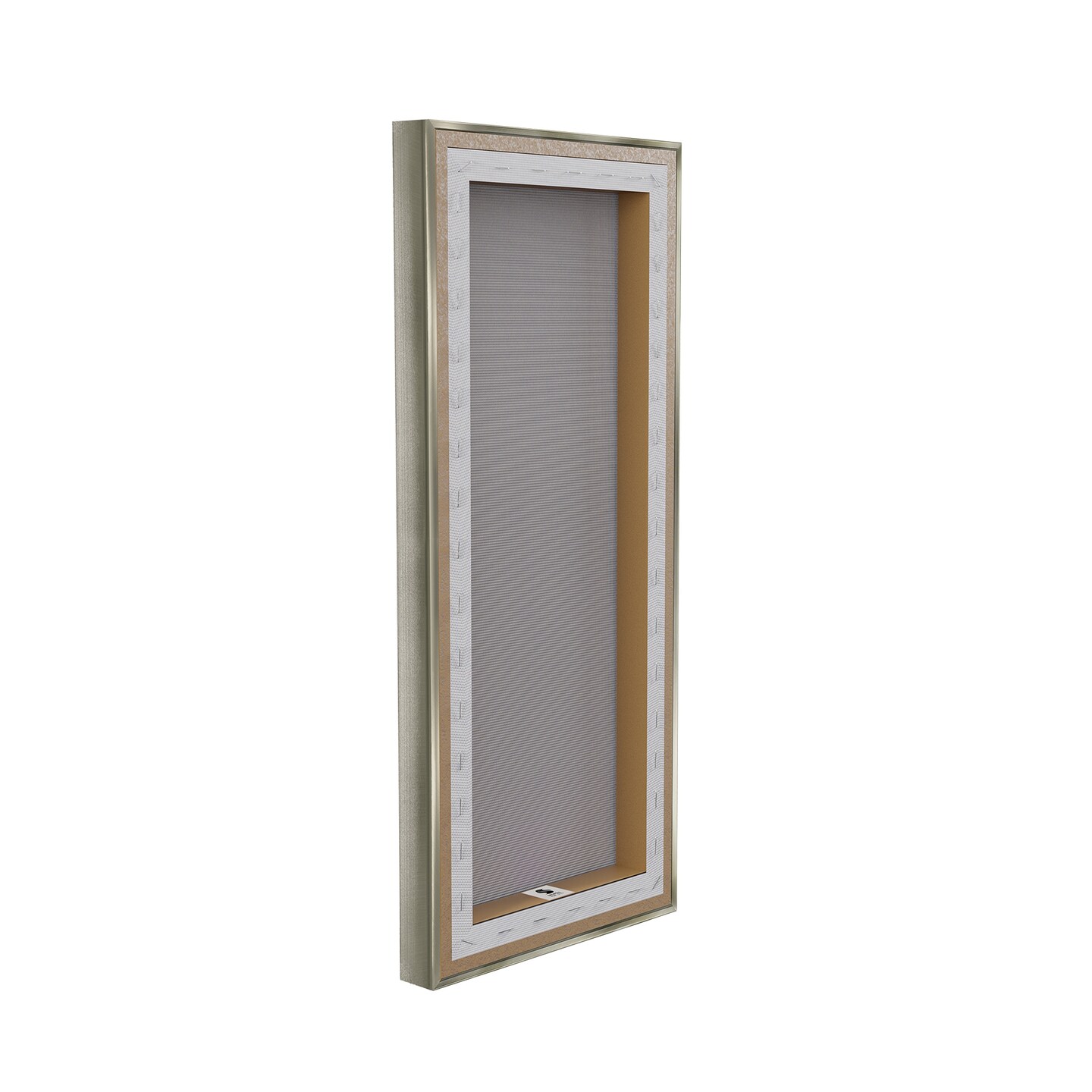 Stupell Industries Get Naked Minimal Planks Framed Floater Canvas Wall Art