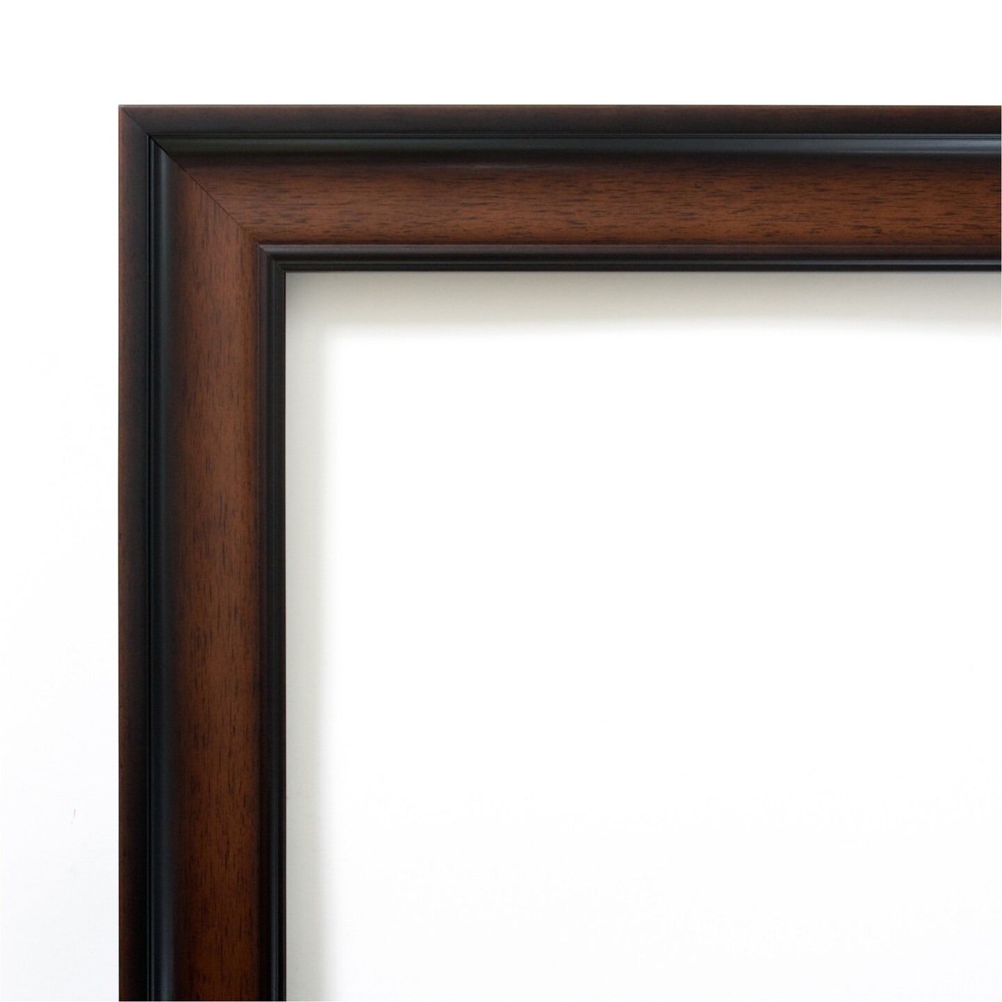 Cyprus Walnut Narrow Wood Framed Magnetic Board